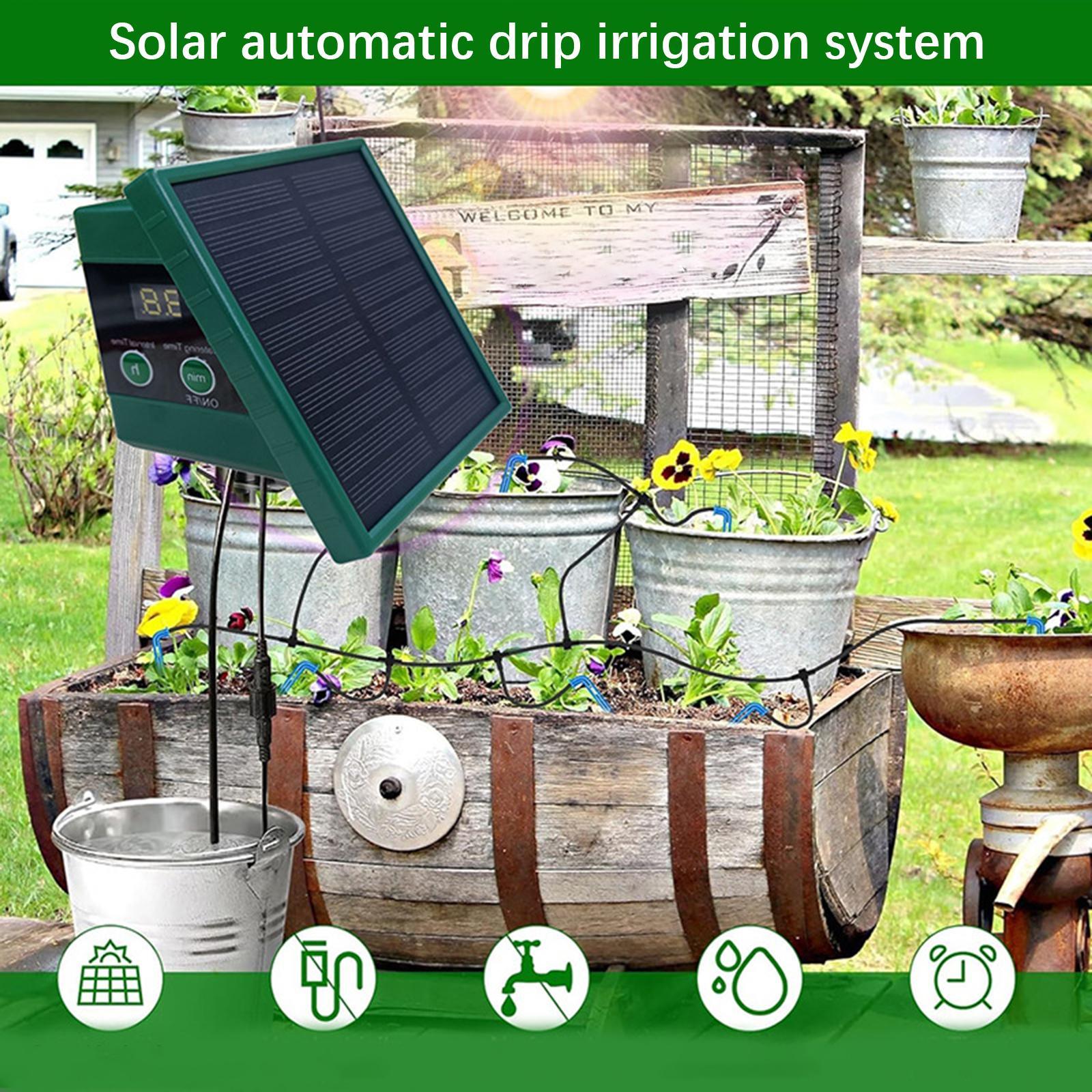 Smart Garden Greenhouse - Akıllı Güneş Enerjili Damla Sulama Kontrol