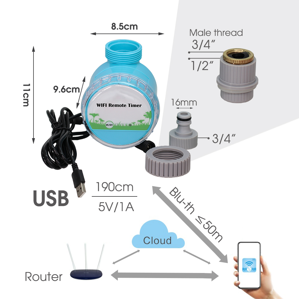 30-50M akıllı bahçe sulama sis - Smart Garden Greenhouse incelemesi ve fiyatı